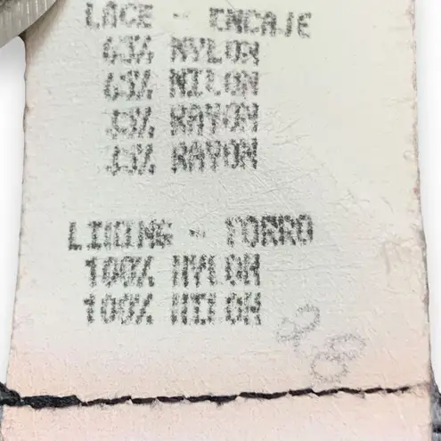 Vintage All That Jazz Slip Dress Burgundy Floral Lace Cocktail Sleeveless Mini Red Size XS