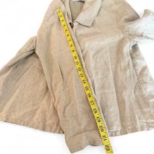Valerie Stevens Vintage Valerie Steven’s Beige/Tan Linen Jacket Size Small