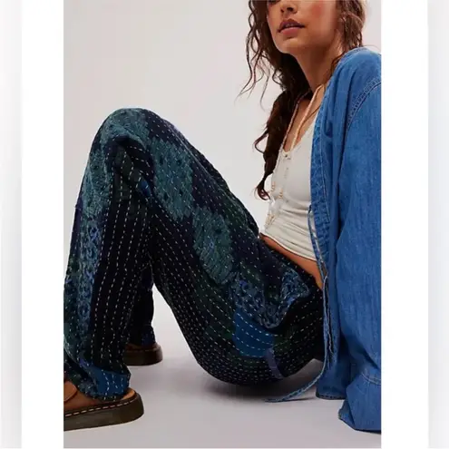 NWT Free People Dr. Collectors Pleated Easy Quilted Jeans