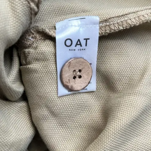 OAT New York Drapey Cargo Pull On Jogger Pants Size S Tan