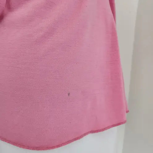 Y2K No Boundaries Pink Halter Top Beaded Rhinestone Front Detail Tank S