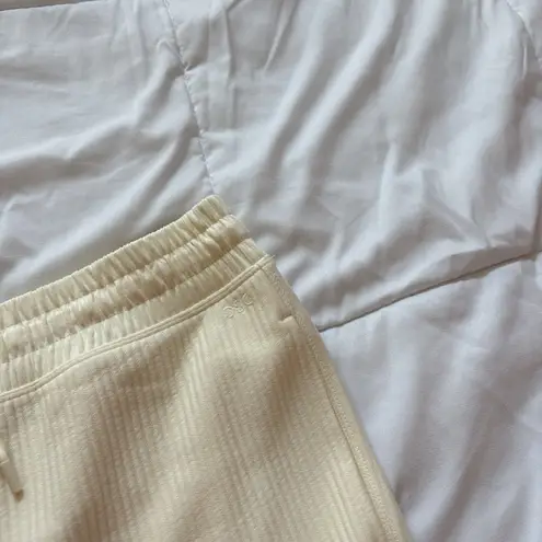 NWT DSG Womens Size XL Pants Cream High Rise Woven Everyday Jogger Pant White