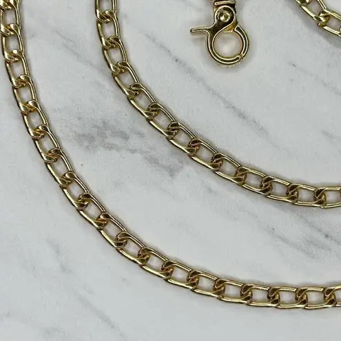 Gold Tone Chain Link Purse Handbag Replacement Strap ✨