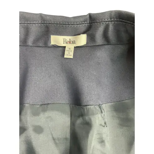 Reba Navy Blue Blazer Womens Size 4 Business Casual Career Jacket