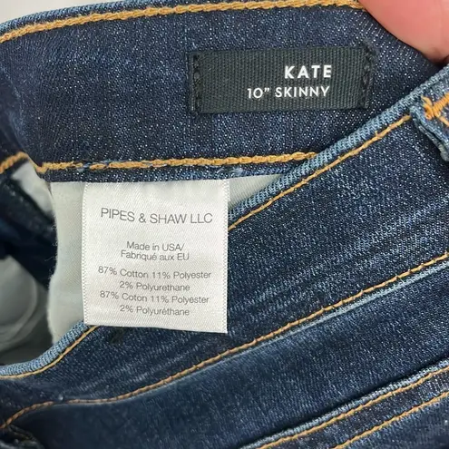 Veronica Beard Size 24 Blue Kate 10" Rise Skinny Jeans