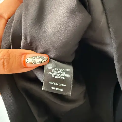 Majorelle Elegant Black Vest with Silver Accents