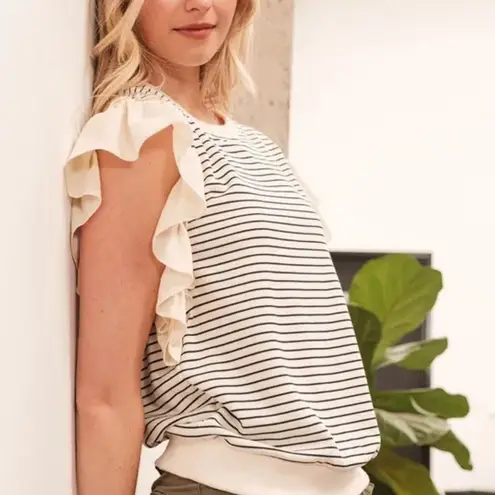 Lime n Chili ✨NWT Lime 'N' Chili Striped Contrast Ruffle Detail Sleeveless Top