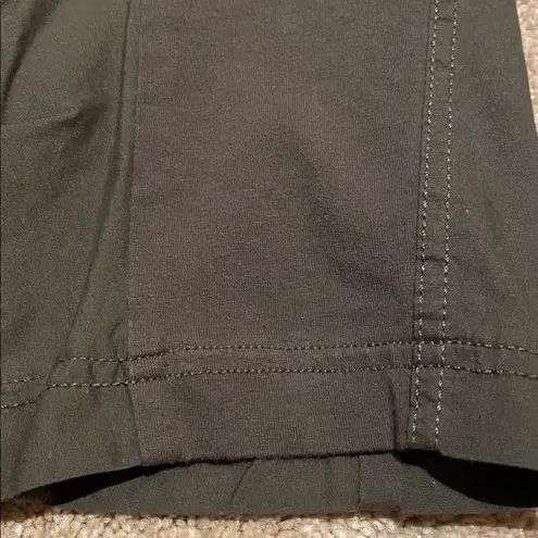 XCVI Wearables Geyser Crop Olive Green LARGE