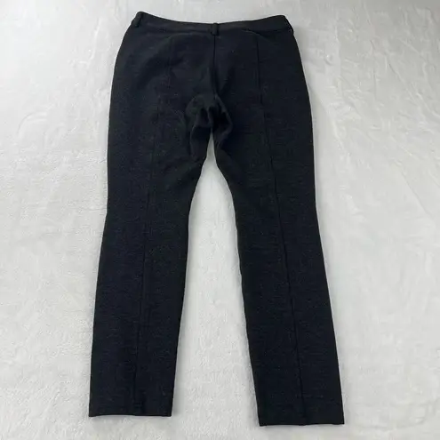 NYDJ Not Your Daughters Crop Pants Womens 8 Gray Straight Leg Slimming Trousers