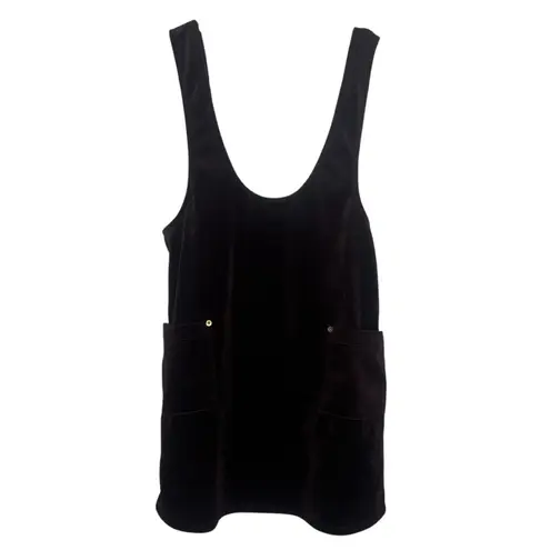 Sage The Label Birkin Wine Velvet Jumper Mini Dress Women’s Size M Pockets