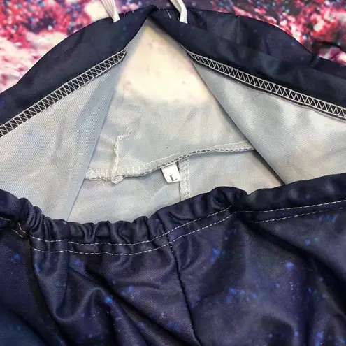 Lightweight galaxy hoodie large Purple