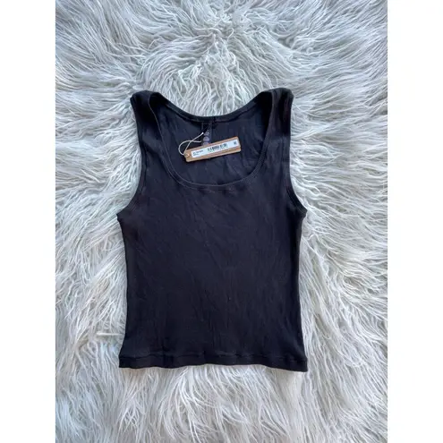 SKIMS Cotton Rib Tank Soot Size Large