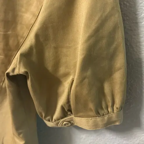 Allison Taylor Tan Blazer Lightweight Open-Front