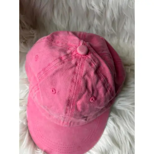 Brooks Brothers Stylish Pink Baseball Cap - Adjustable & Casual
