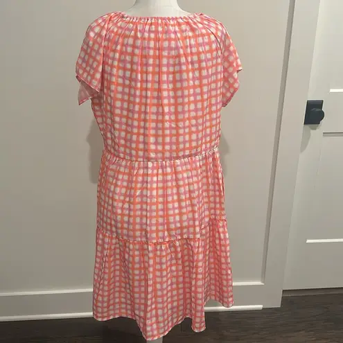 THML Pink/Orange/White Patterned Dress Sz M