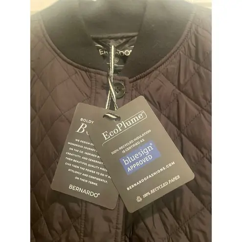 Bernardo Eco Plume Black Quilted Jacket, A63