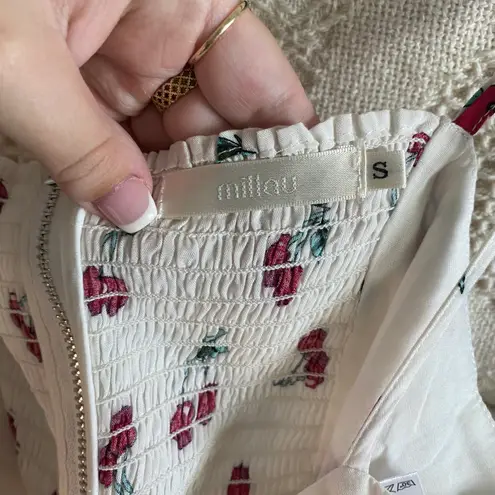 LF NWOT Millau from  cherry print cropped top