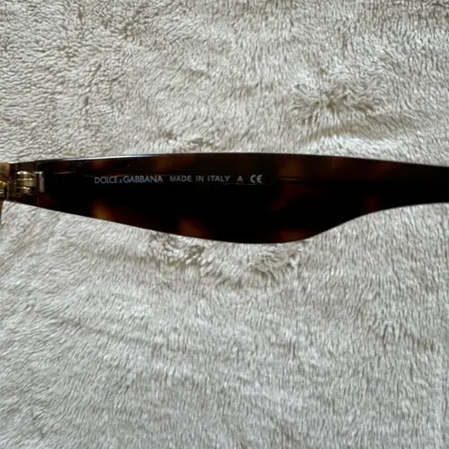 Dolce & Gabbana  Havana Gold Sunglasses