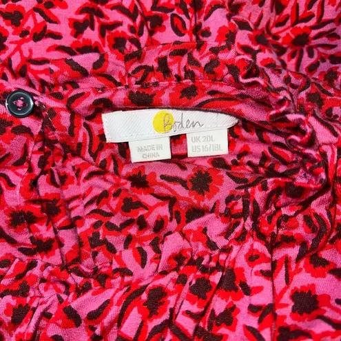 Darling Boden Yoke Detail Jersey Midi Dress! Pink Size 16