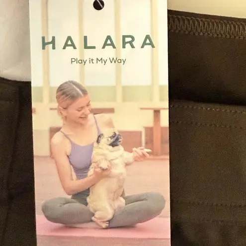 Halara NWT High Waist Button Straight Leg Casual Pants Medium