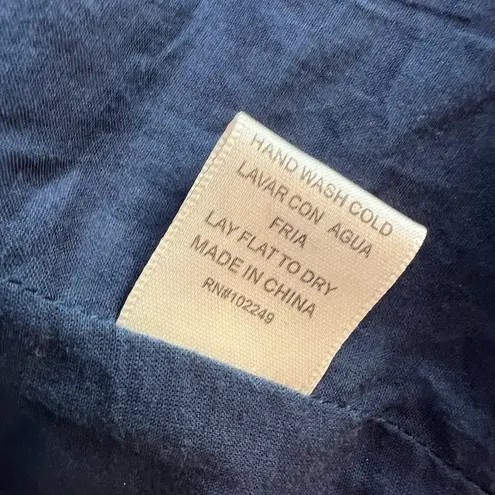 Skies Are Blue Anthropologie asymmetrical denim cropped jacket, size S EUC