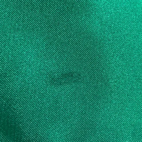 Women’s Green Satin Blouse Long Sleeve Party Formal Button