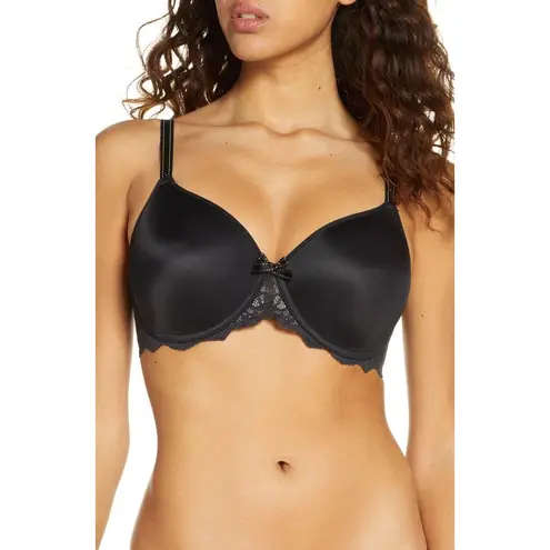 Chantelle NEW Lingerie Rive Gauche Full Coverage T-Shirt Bra sz 34C Black