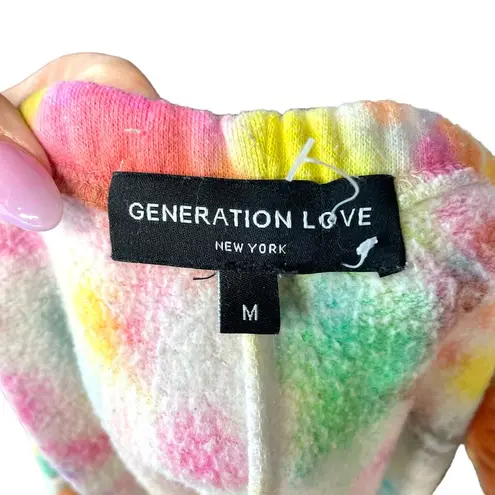 Generation Love  Isla Tie-Dye Sweatpants Joggers Multicolor Rainbow Size Medium