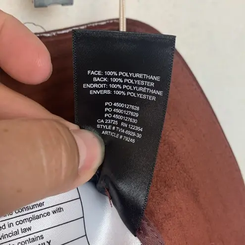 Wilfred womens size 2 xs Rustique Faux leather funk pants high waist business de