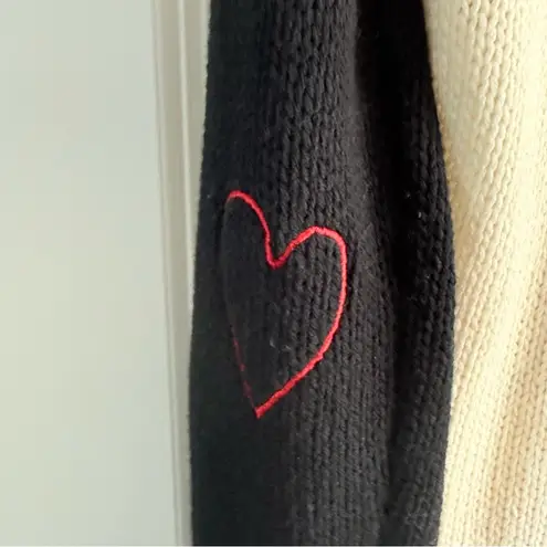 Sundry Heart Colorblock Crew Sweater Acrylic Contrast Knit Evereve NWT 2 (M)