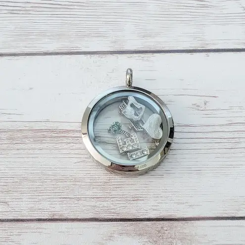 My Journey Locket Silver Tone Pendant