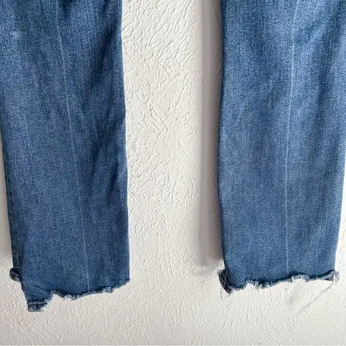 Mother Jeans The Insider Crop Step Chew Dancing On Coals Sz 24 Blue