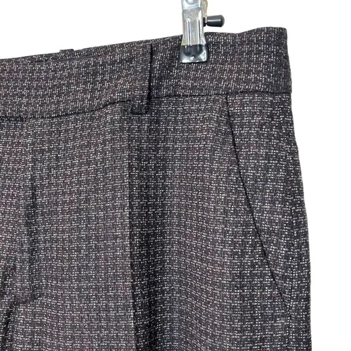 Equipment Trouser Pants 8 Warsaw Wool Blend Ankle Length Zip Pockets
