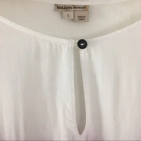 Holding Horses Anthropologie Dip Dyed Peasant Top Size Small