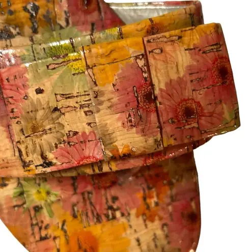 Moda Spana Size 7.5 Floral Slide Sandals Has Flaw