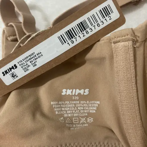 SKIMS Fits Everybody T-Shirt Bra 32D NWT
