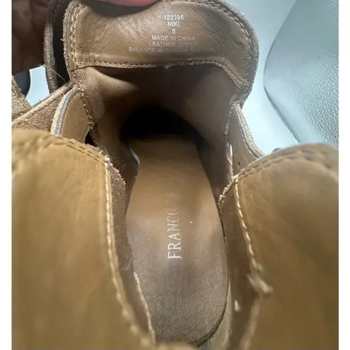 Franco Fortini Niki suede tan women's size 8 ankle boot