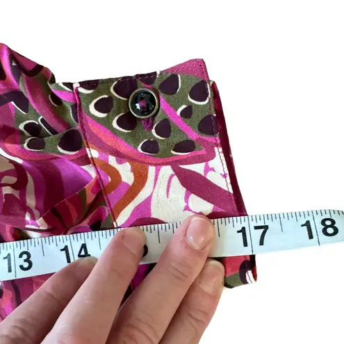 Johnny Was Silk Shirt Pink Floral