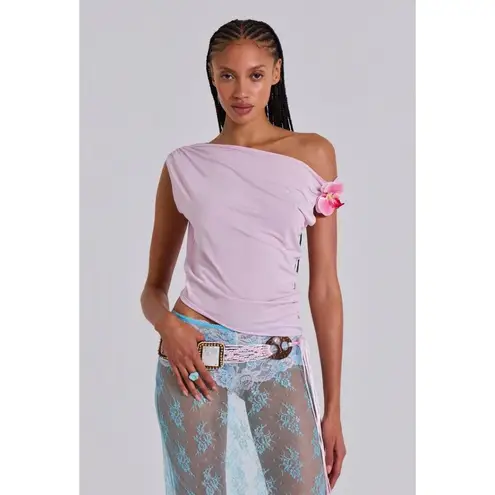 Jaded London Dare To Drape Top in Pink Flower 12 New Womens Blouse