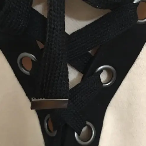 Romans Faux Fur lined Uni pocket arm hole poncho Black Size 28W