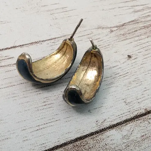 Vintage Earrings For Pierced Ears Dark Teal