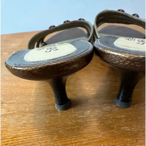 sbicca Women Slip On Synthetic Sandals Shoes Size 7.5 SKU 2826