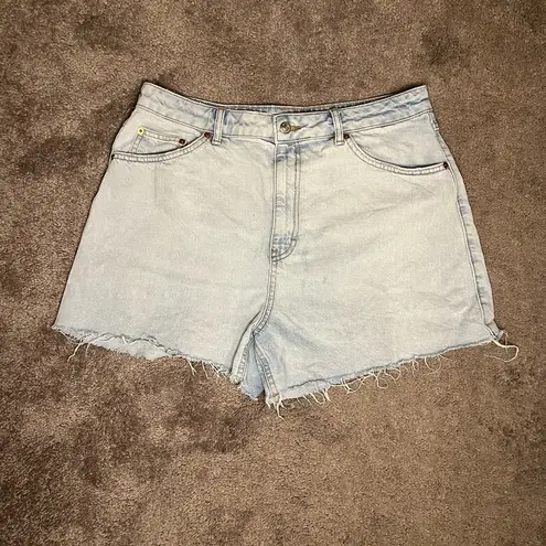 Topshop Preowned  A-line Mom Jean Shorts