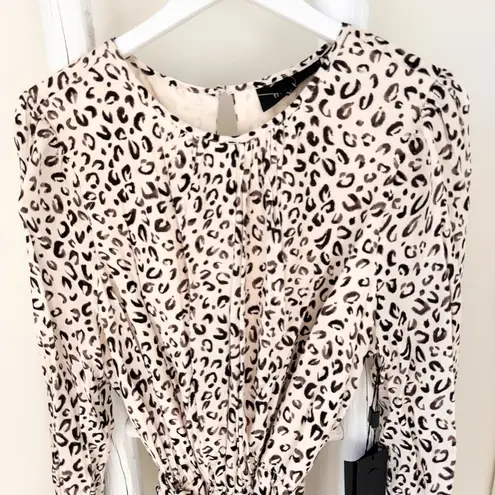 11 Honoré 11 Honore Collection Valentina Animal Print Skater Dress SZ 14