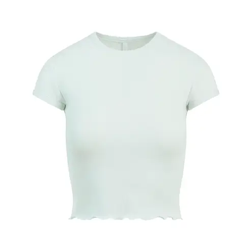 SKIMS Pointelle Blue Tee