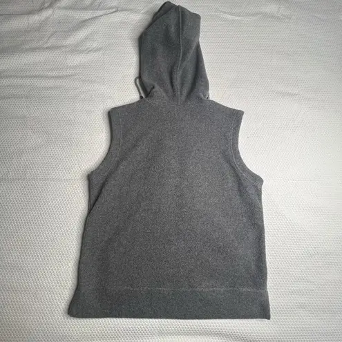 Lavon Snowman/Mittens Christmas Fleece Vest W/Hood Medium Winter Holiday Zip Up