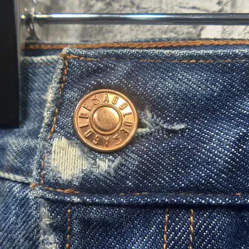 Goldie EUC Log Angeles Premium Denim Skirt Dark Wash Size 32