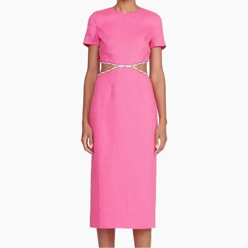 STAUD MATTEO DRESS Pink