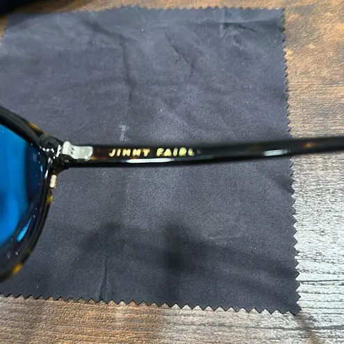 Jimmy Fairly Womens C51 Cellulose Acetate Frame Sunglasses Tortoise Cat eye Case Brown - Image 4