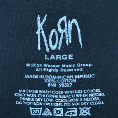 Korn Untouchables Nu Metal Band T-Shirt Size Large